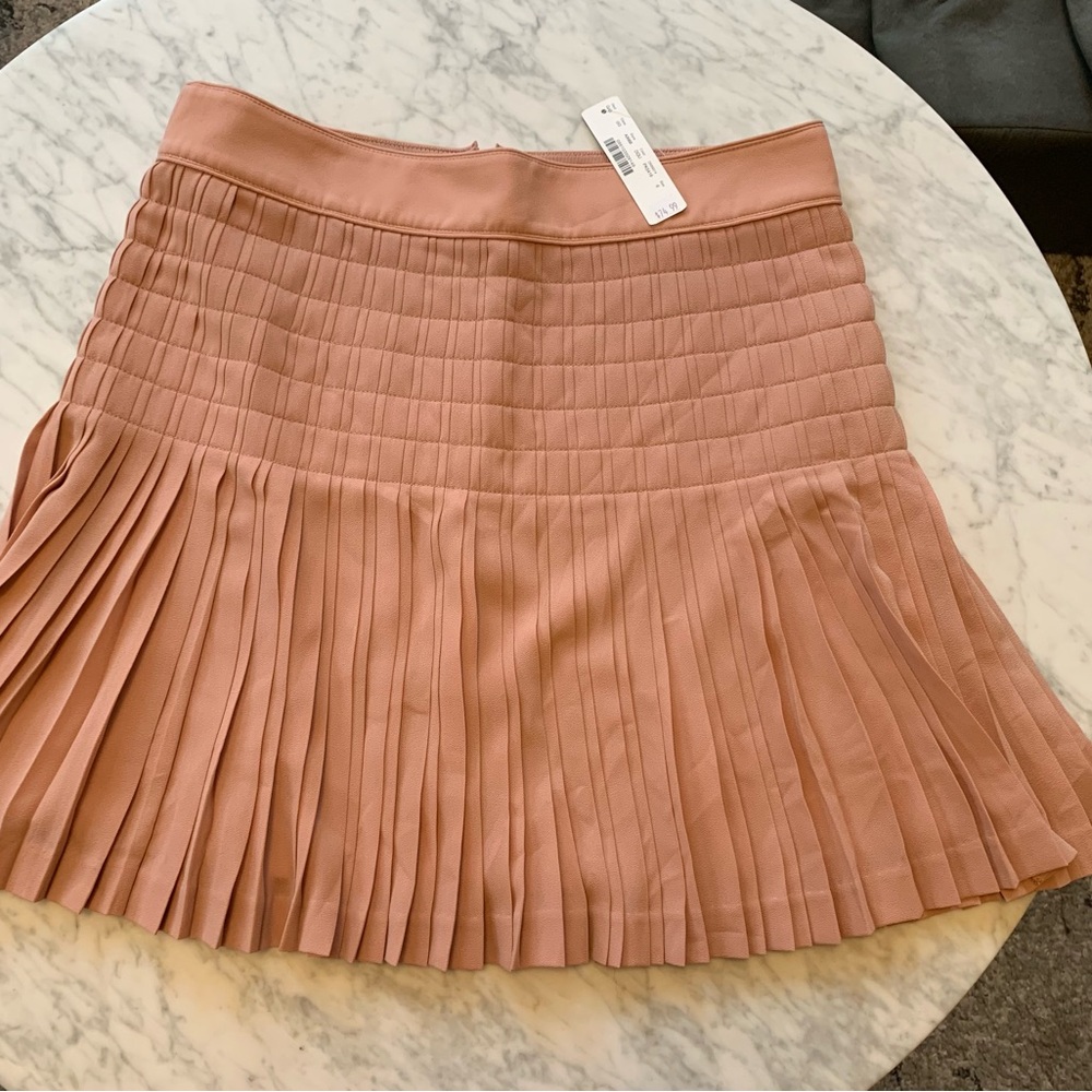 Pleated J Crew Skirt